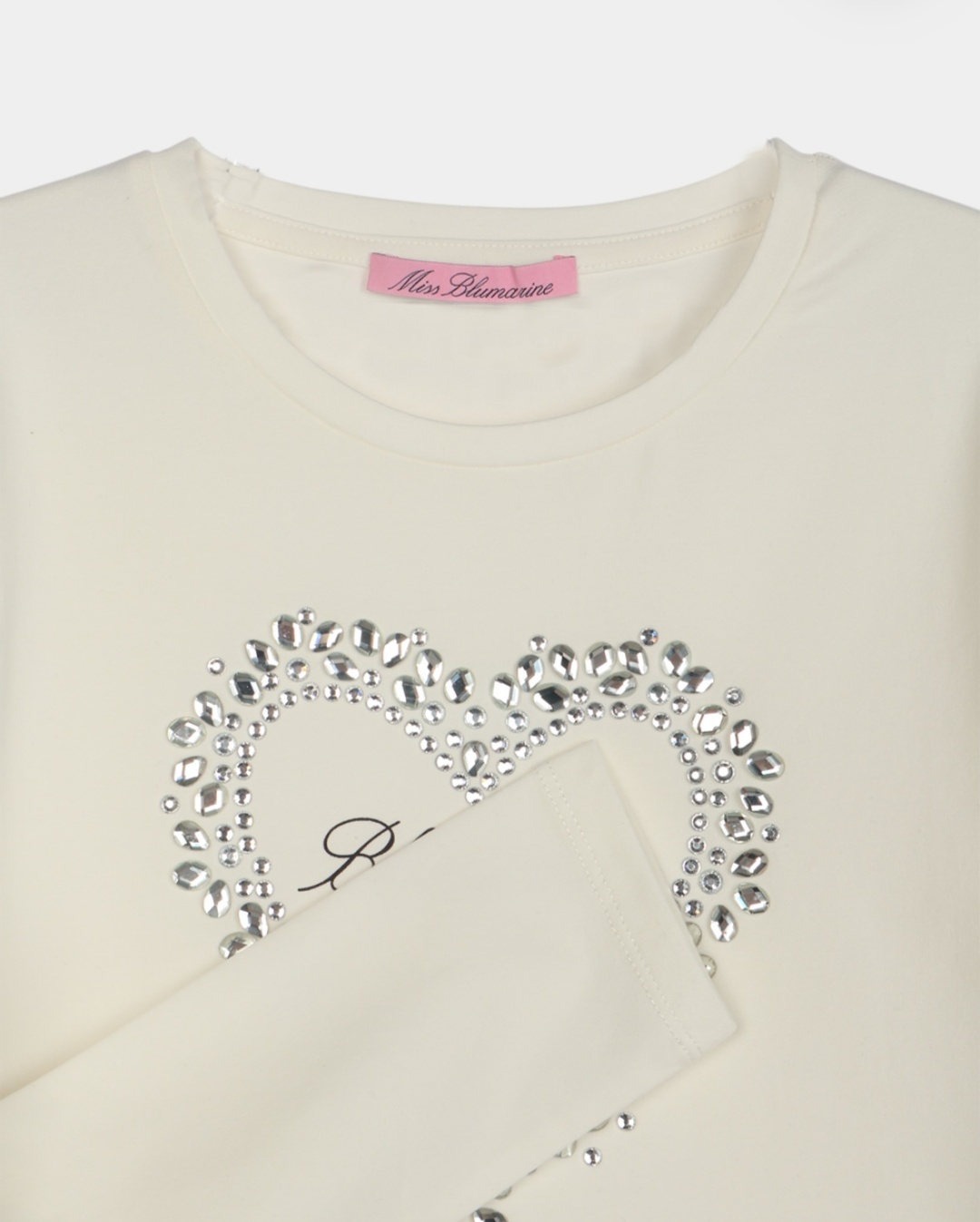 Лонгслив Miss Blumarine IF4142J0088 белый