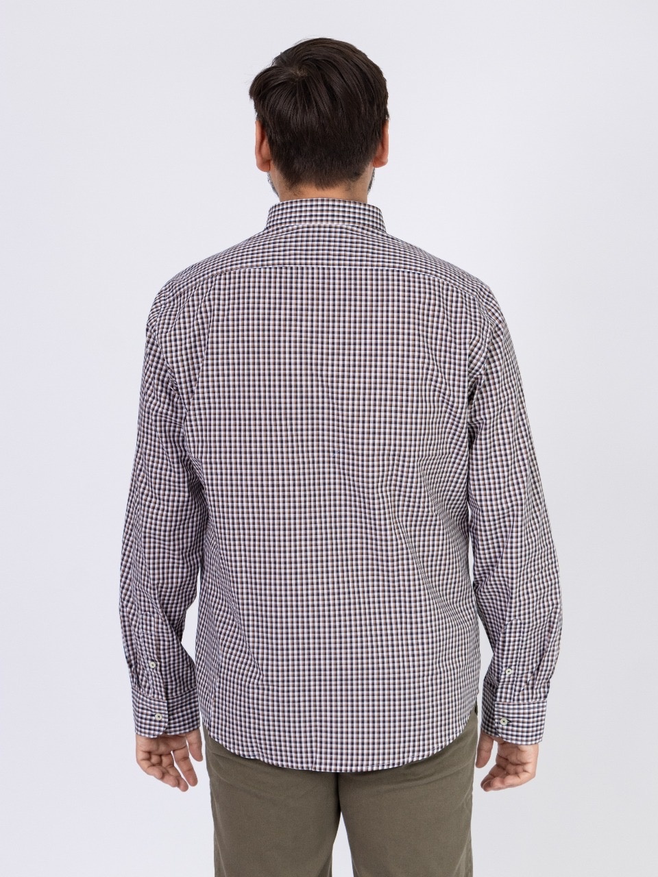 Рубашка прямая NAVIGARE NF3003 коричневый