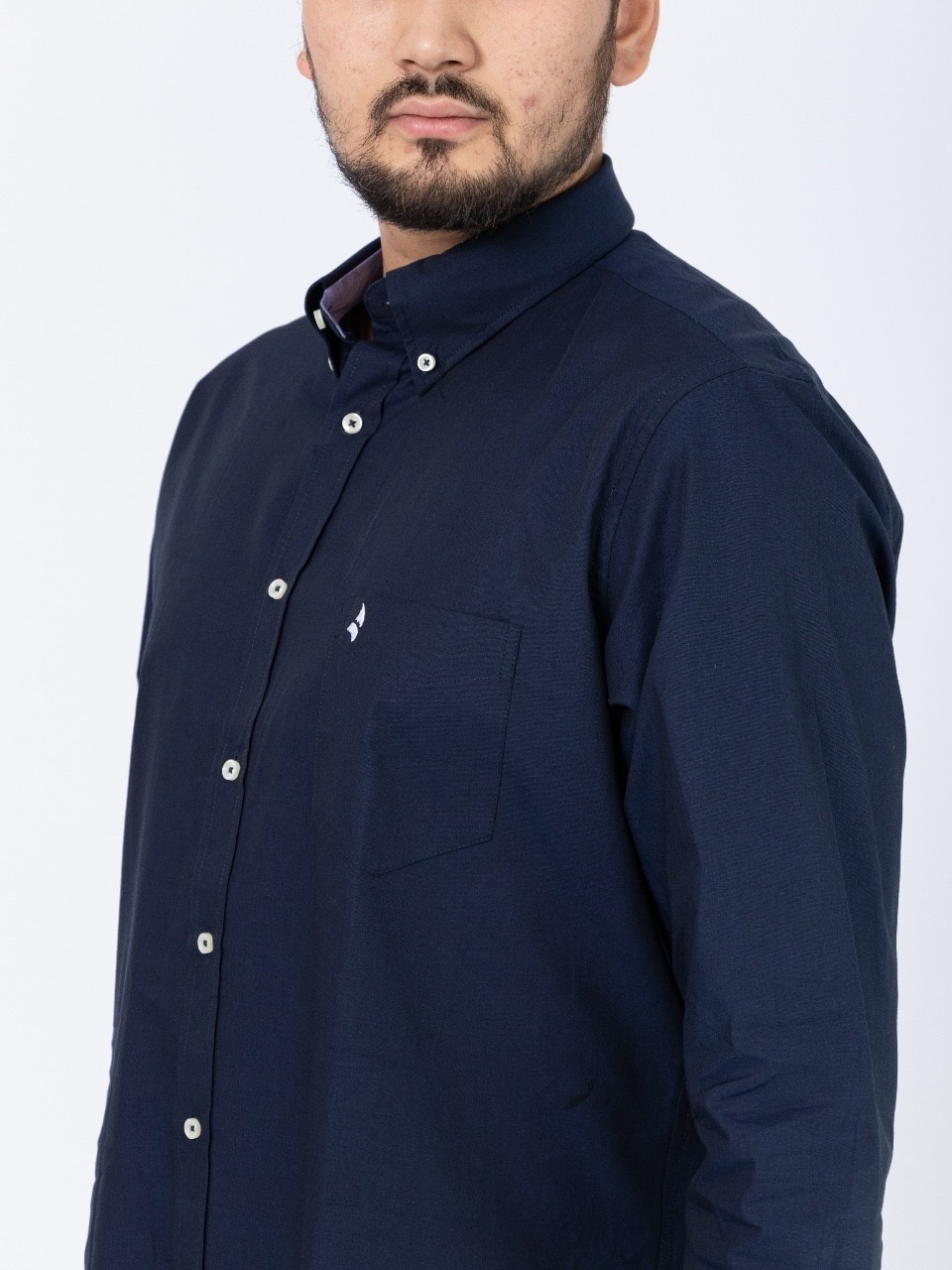Рубашка прямая NAVIGARE NF3009 синий