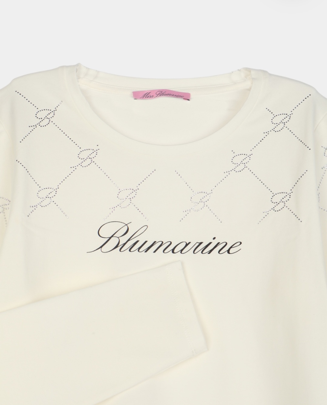 Лонгслив Miss Blumarine IF4140J0088 белый