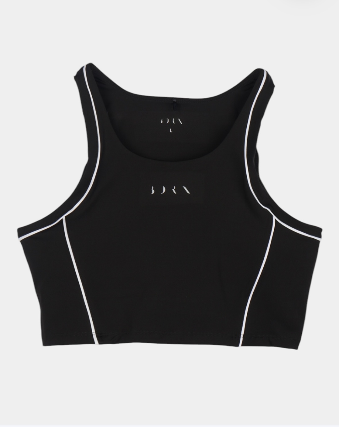 Кроп-топ BORN INDRA BRA FW24CS43-B черный