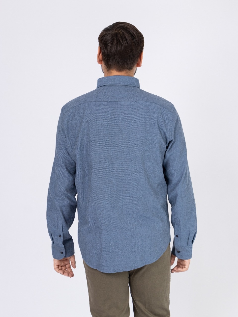  Рубашка прямая NAVIGARE NF3020 синий