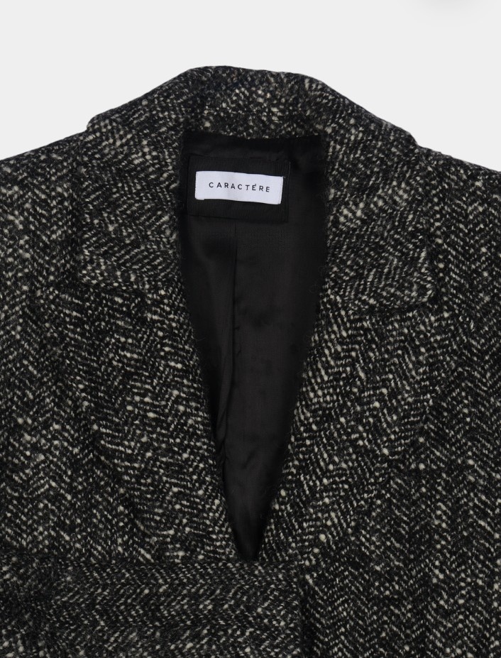 Пальто CARACTĒRE 8888A1 6207 черный, белый