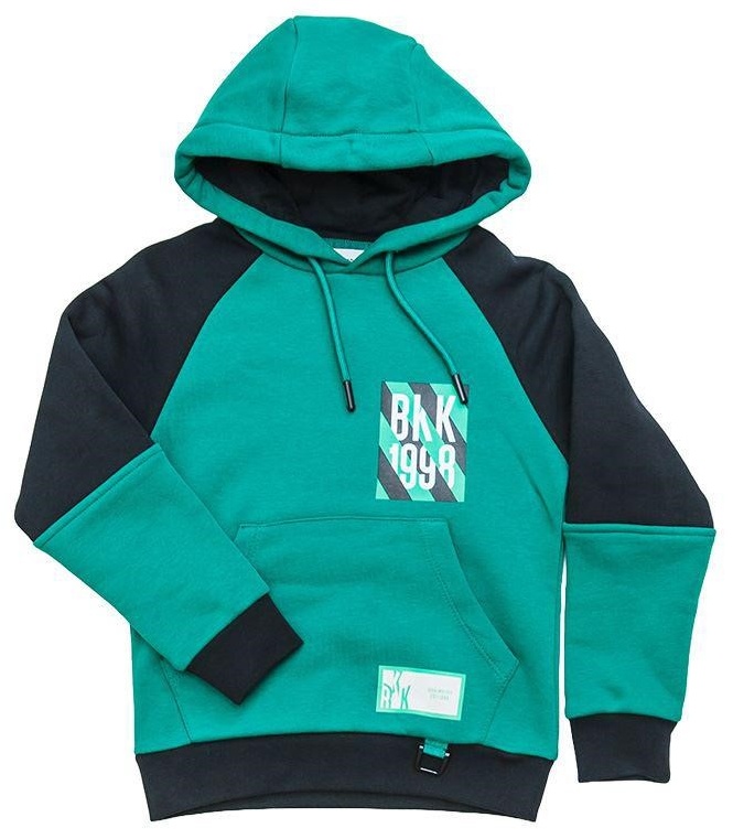 Худи Bikkembergs kids BK2625 зеленый