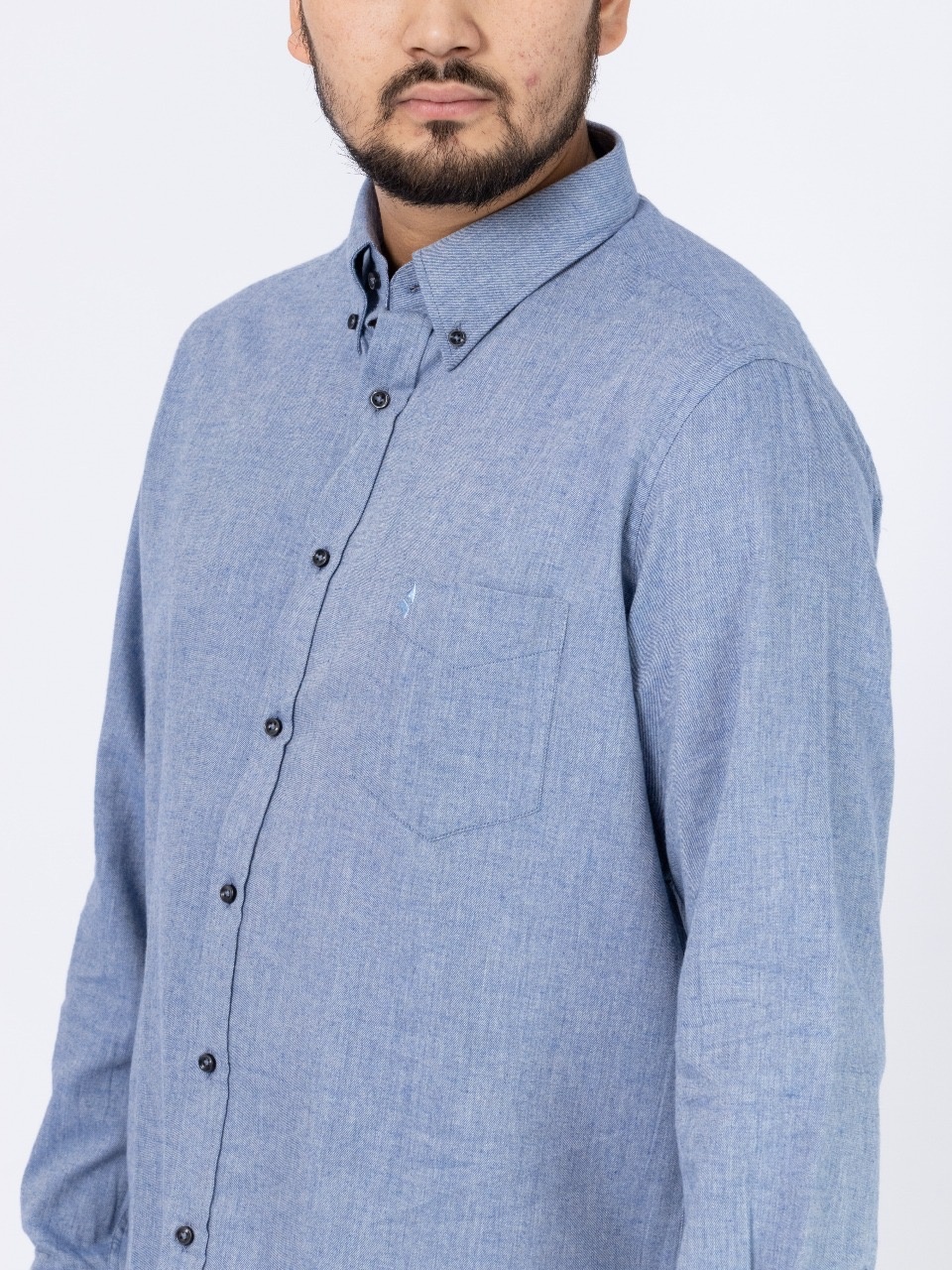  Рубашка прямая NAVIGARE NF3020 голубой