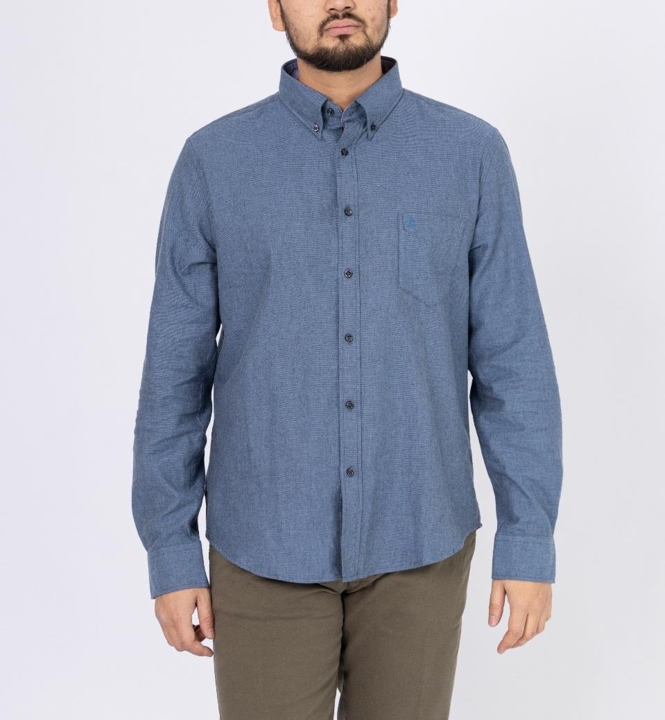  Рубашка прямая NAVIGARE NF3020 синий