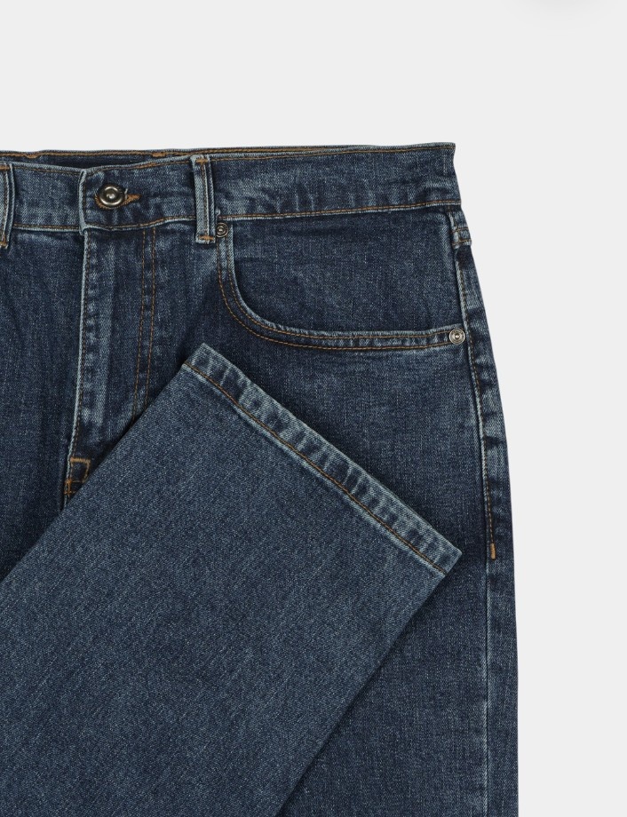 Джинсы прямые NAVIGARE NF7102 синий