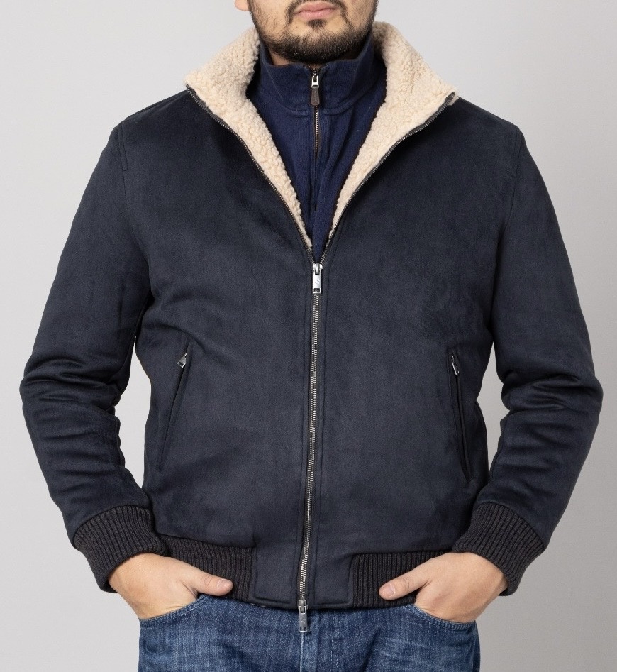  Бомбер NAVIGARE NF0211 темно-синий