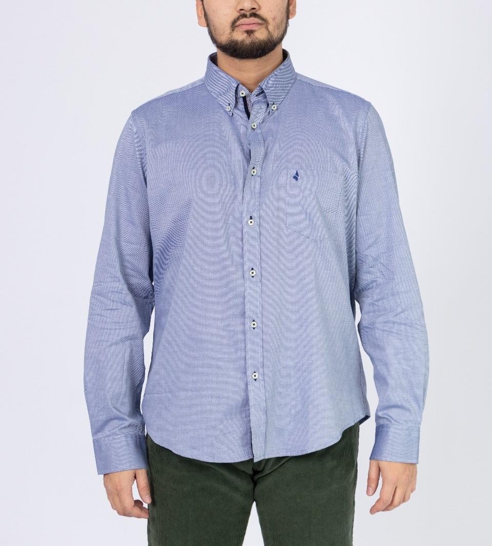 Рубашка прямая NAVIGARE NF3008 синий