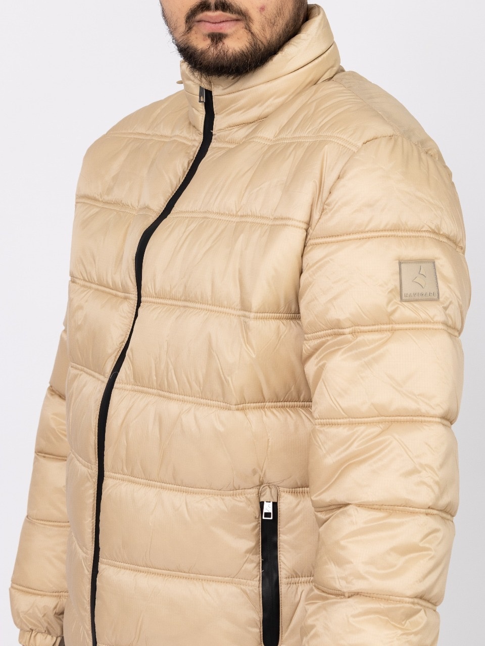Пуховик NAVIGARE NF0203 бежевый