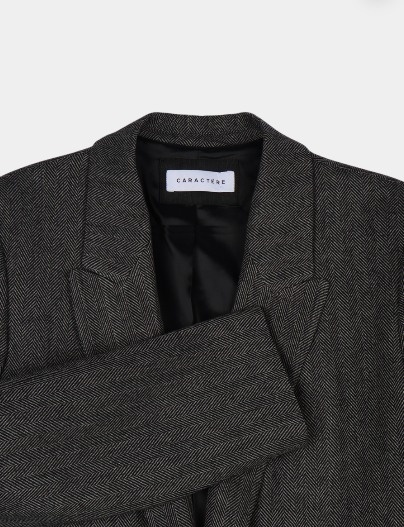 Пиджак свободного кроя CARACTĒRE Q928A0 6208 серый