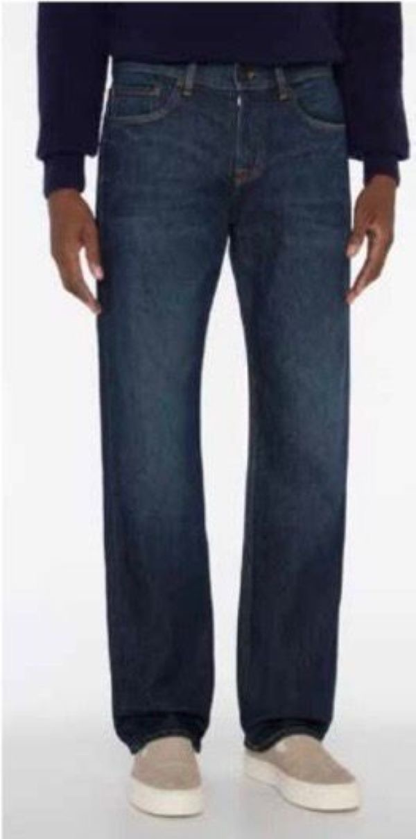 Джинсы свободного кроя 7 For All Mankind JSMYD480NS темно-синий