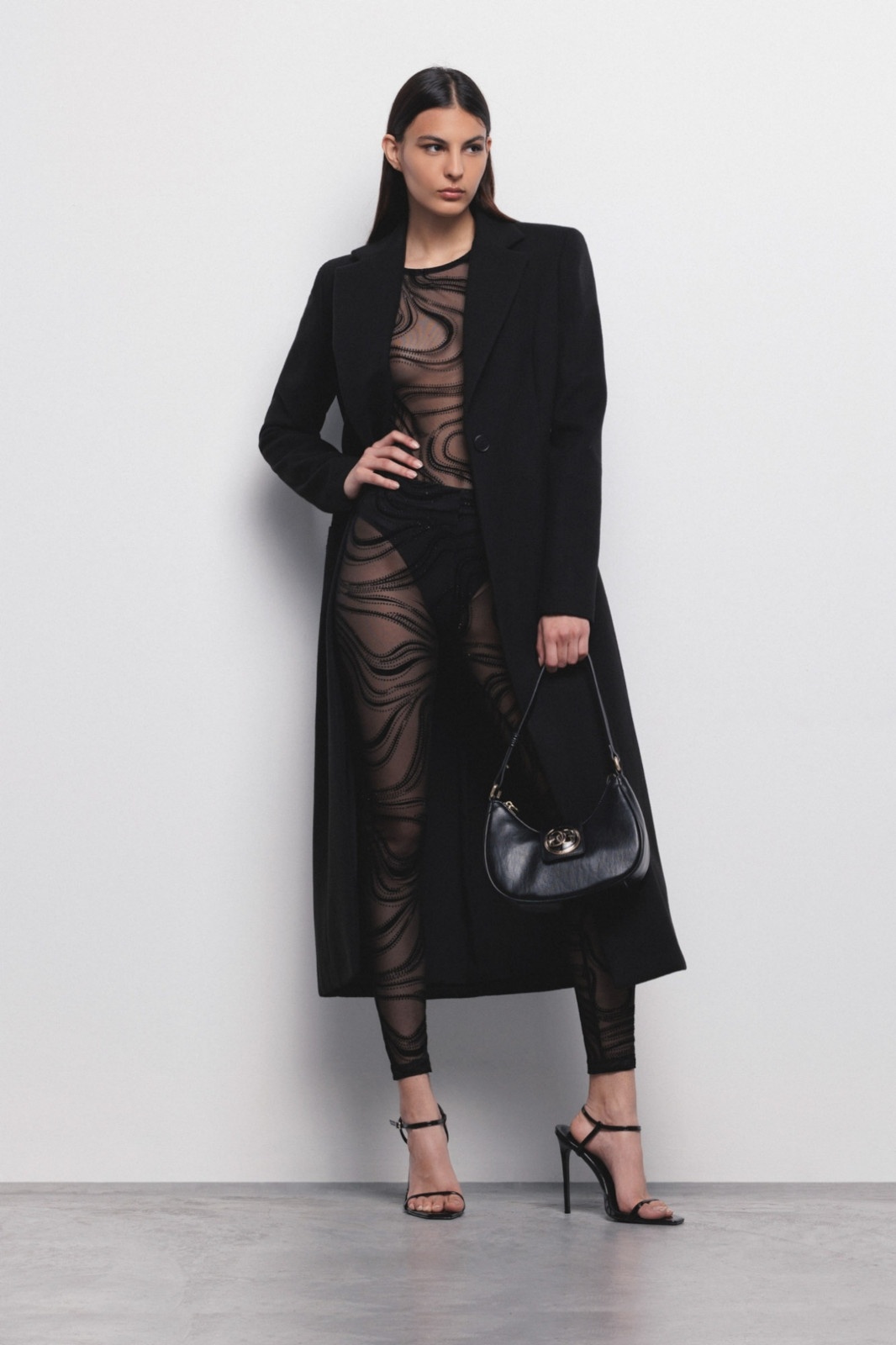 Боди-лонгслив GAELLE GAABW03237 черный