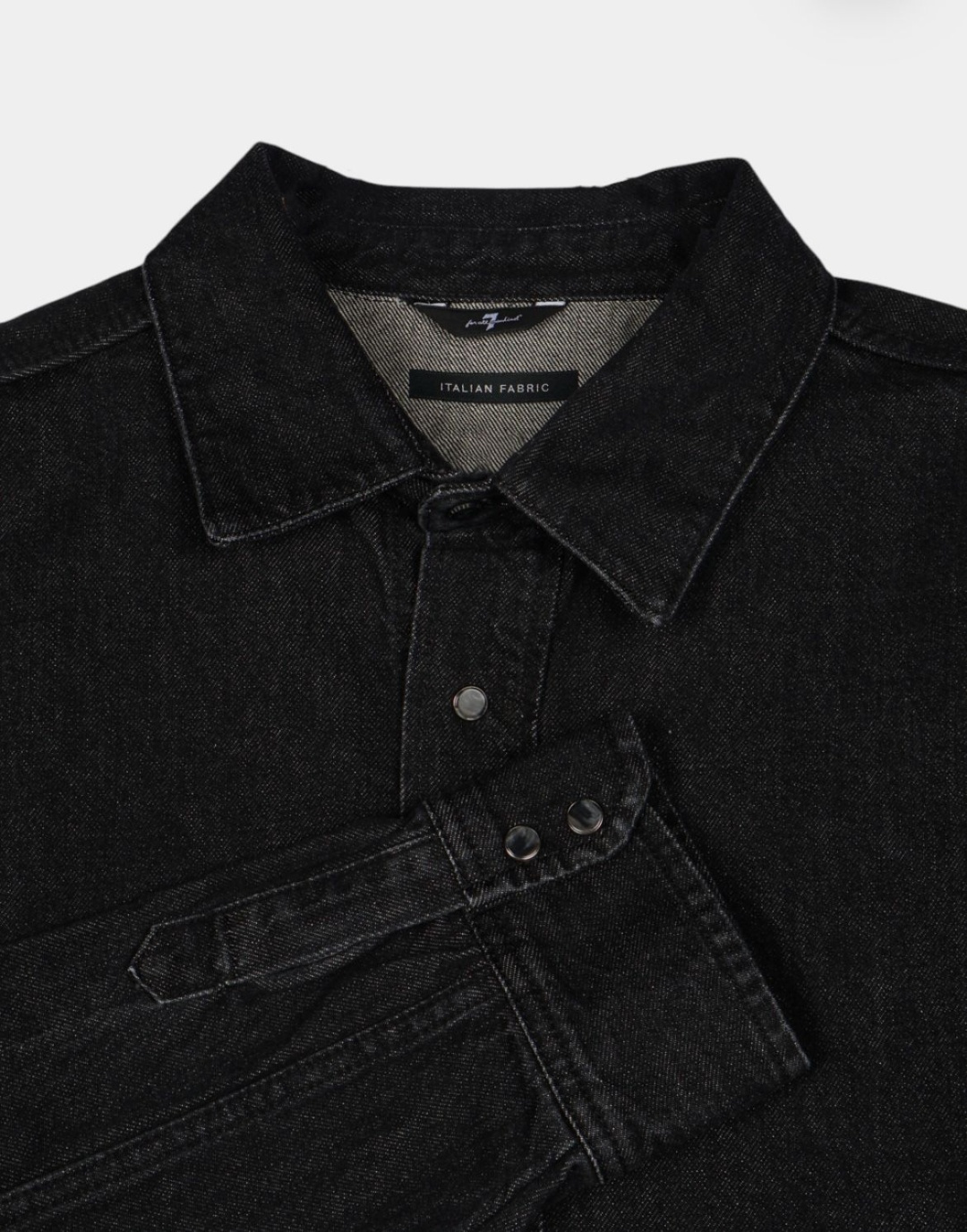 Рубашка джинсовая 7 For All Mankind JSMLU890MJ черный