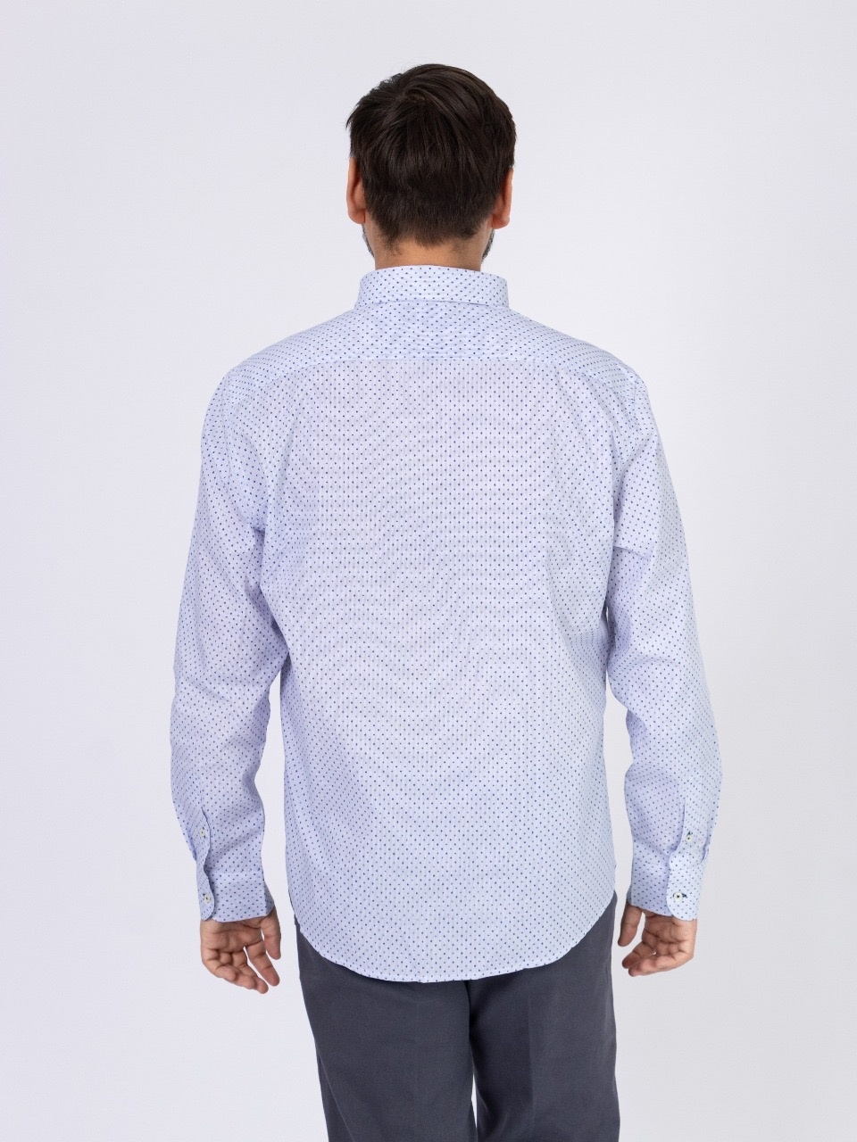 Рубашка прямая NAVIGARE NF3005 голубой