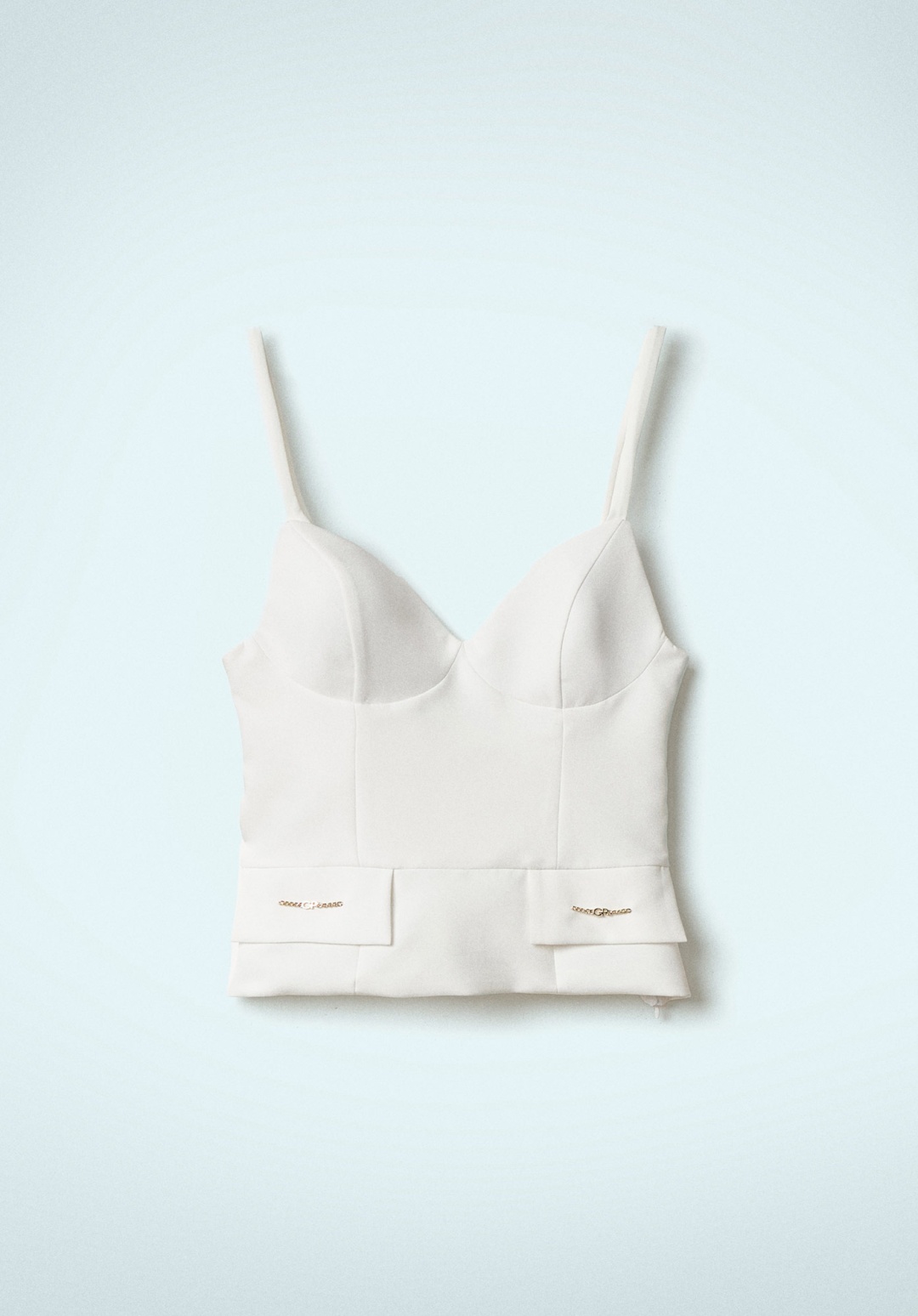 Кроп-топ GAëLLE PARIS GAABW00411 белый