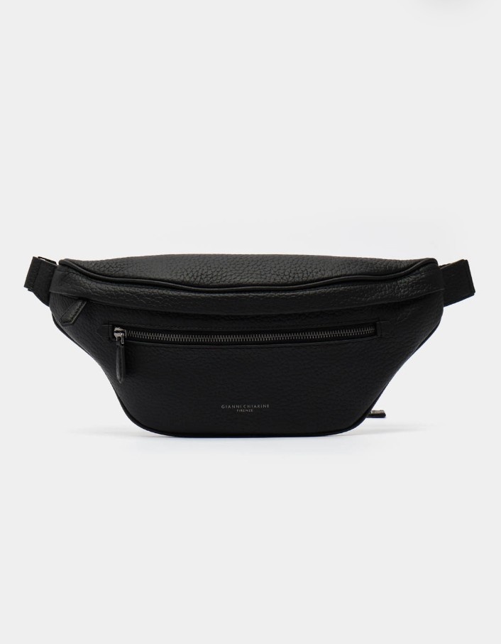 Сумка поясная Gianni Chiarini MPU B17814 QNT натуральная кожа черный