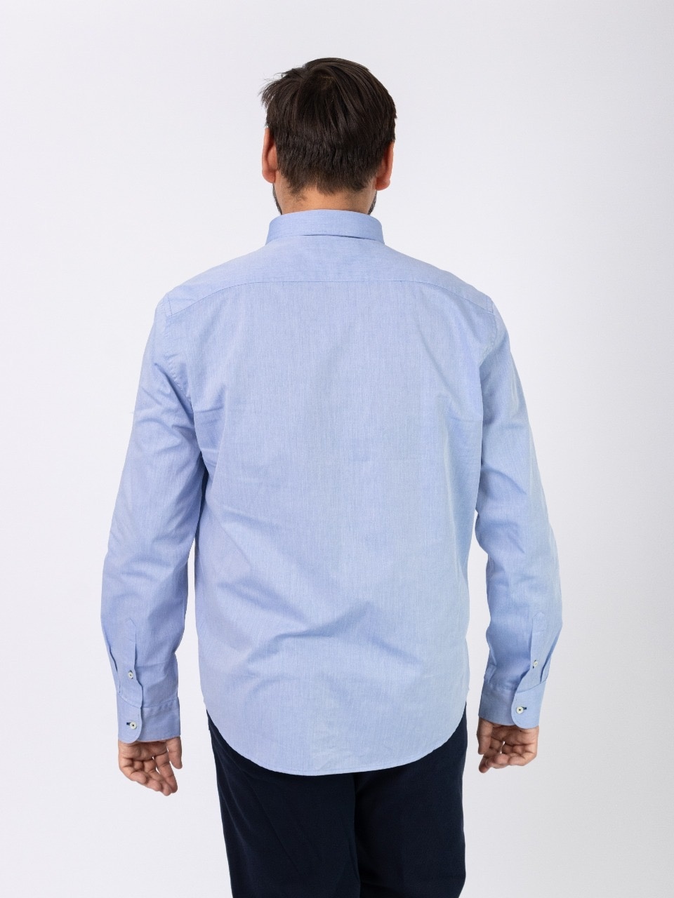  Рубашка прямая NAVIGARE NF3010 голубой