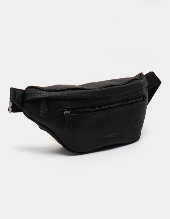 Сумка поясная Gianni Chiarini MPU B17814 QNT натуральная кожа черный