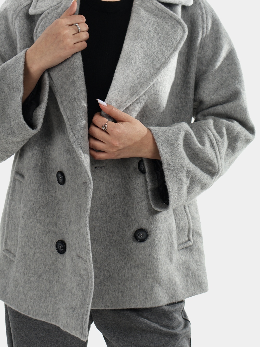 Пальто CARACTĒRE 8893A0 0622 серый