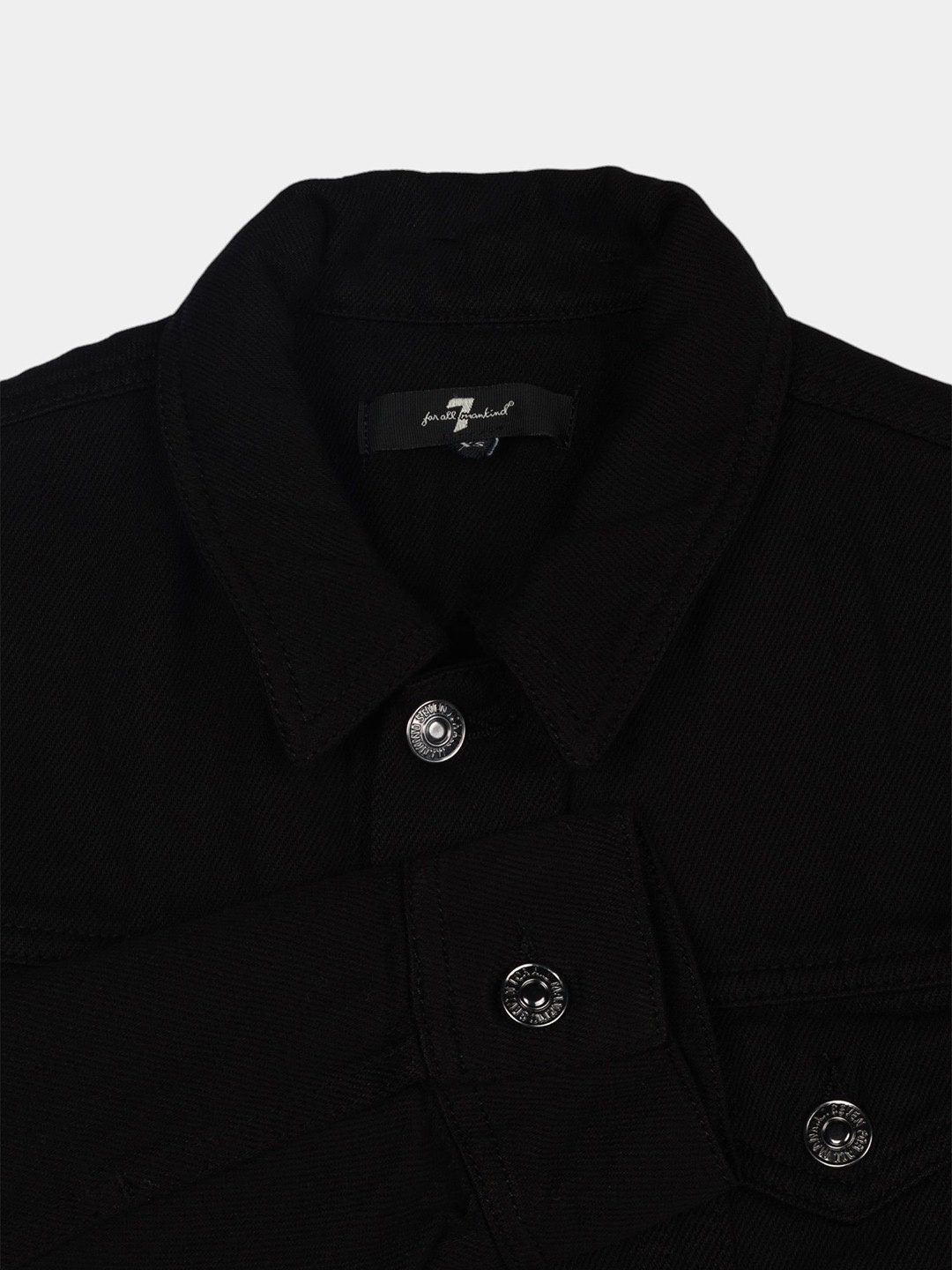 Джинсовая куртка 7 For All Mankind JSUSC850RV черный