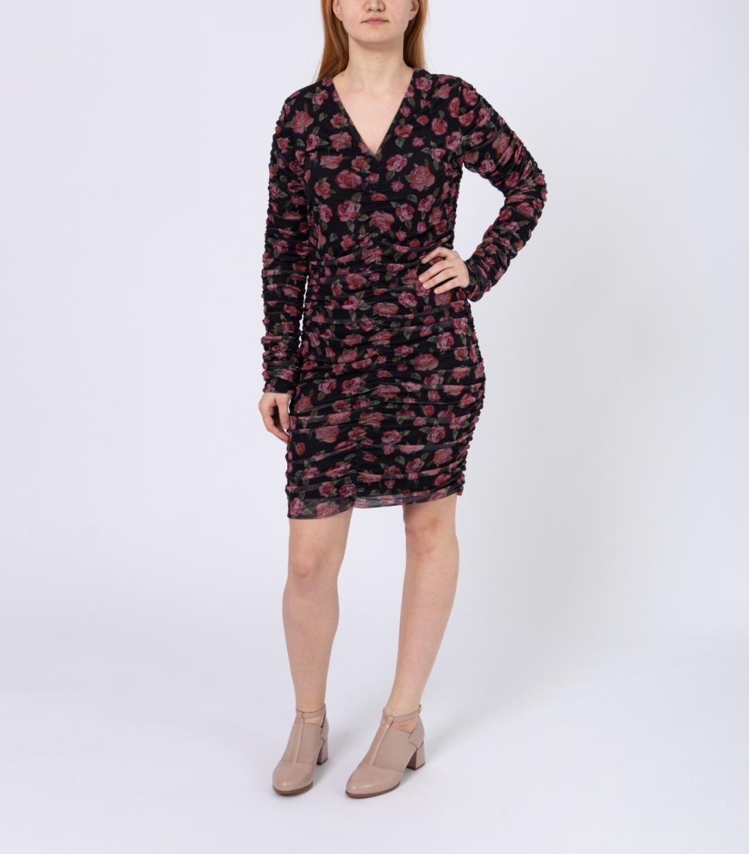 Платье-футляр Mar de Margaritas MMABW01079 черный/розовый