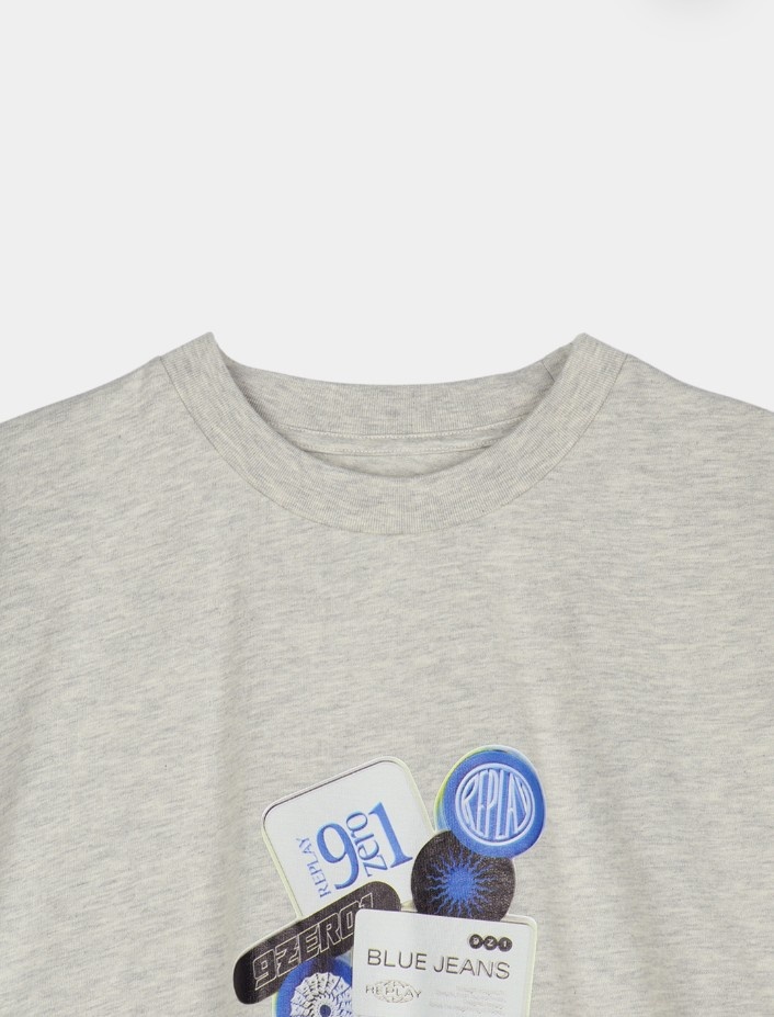 Футболка Replay M6991 .000.23454 серый