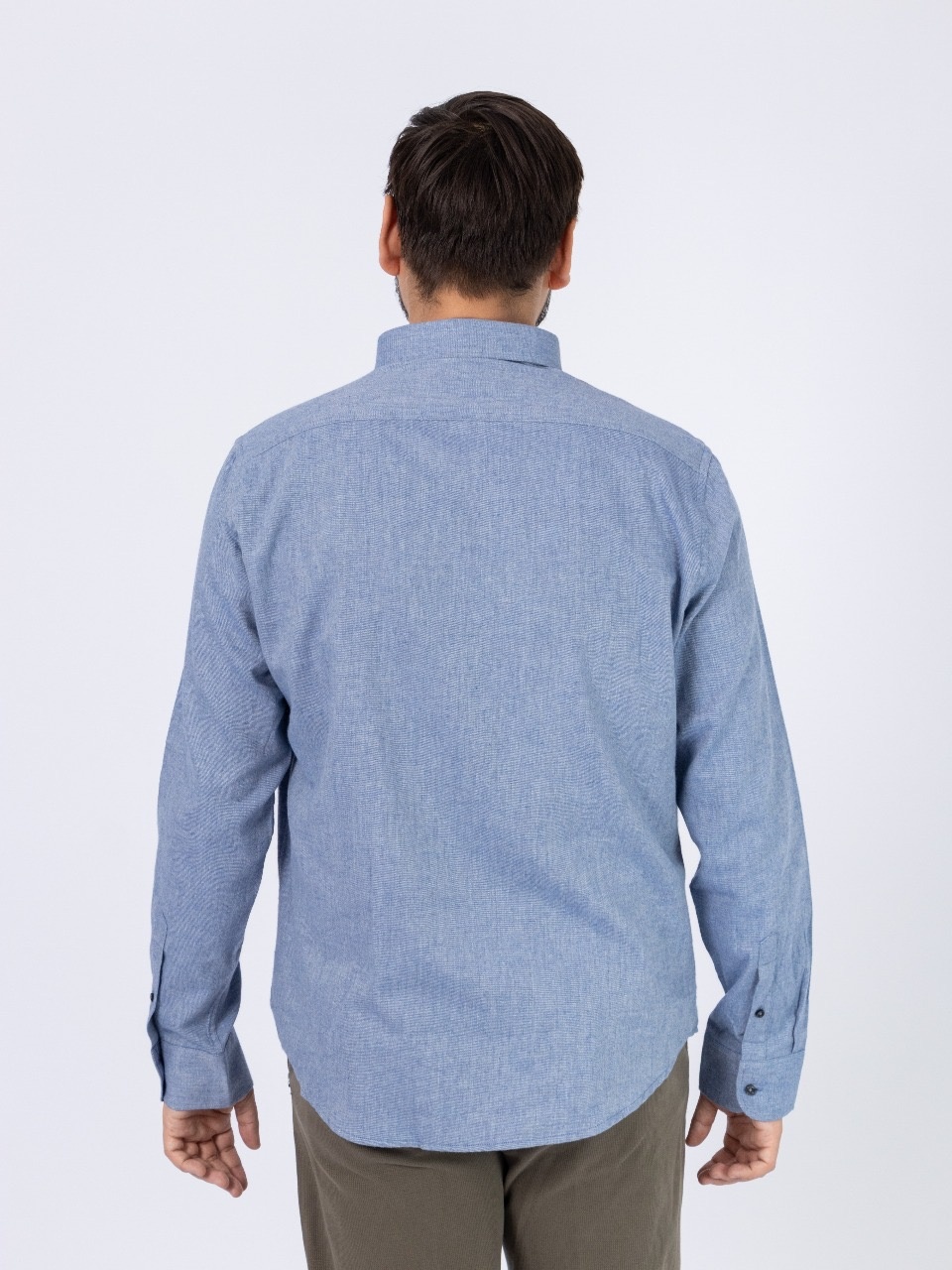  Рубашка прямая NAVIGARE NF3020 голубой