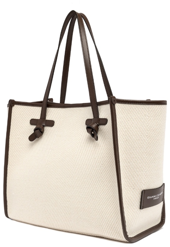 Сумка  Gianni Chiarini BS 6850 SPIGA хлопок бежевый, коричневый