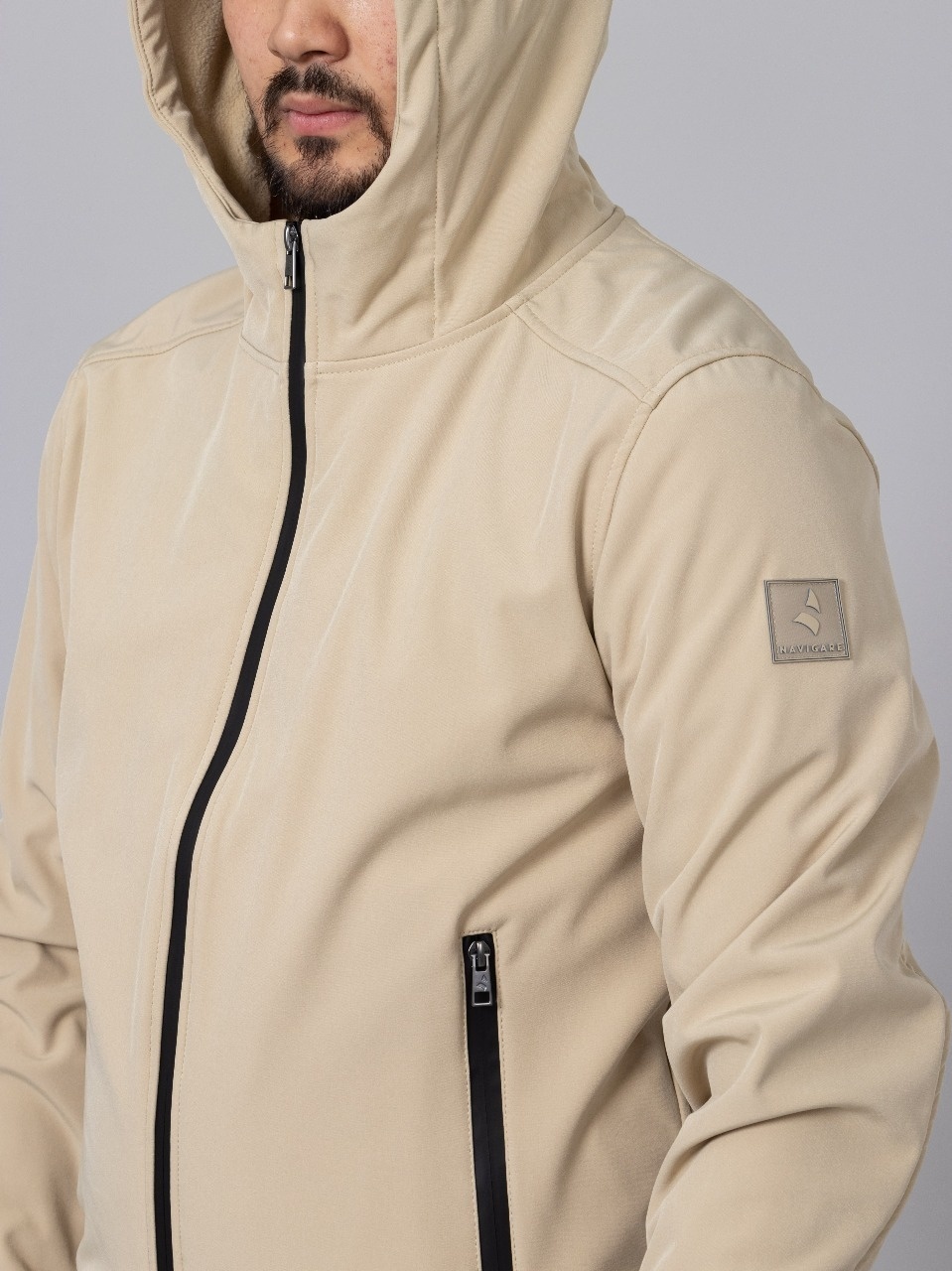 Демисезонная куртка NAVIGARE NF0208 бежевый