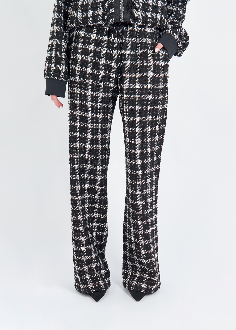 Повседневные брюки GAëLLE PARIS GAABW00827 черный/белый