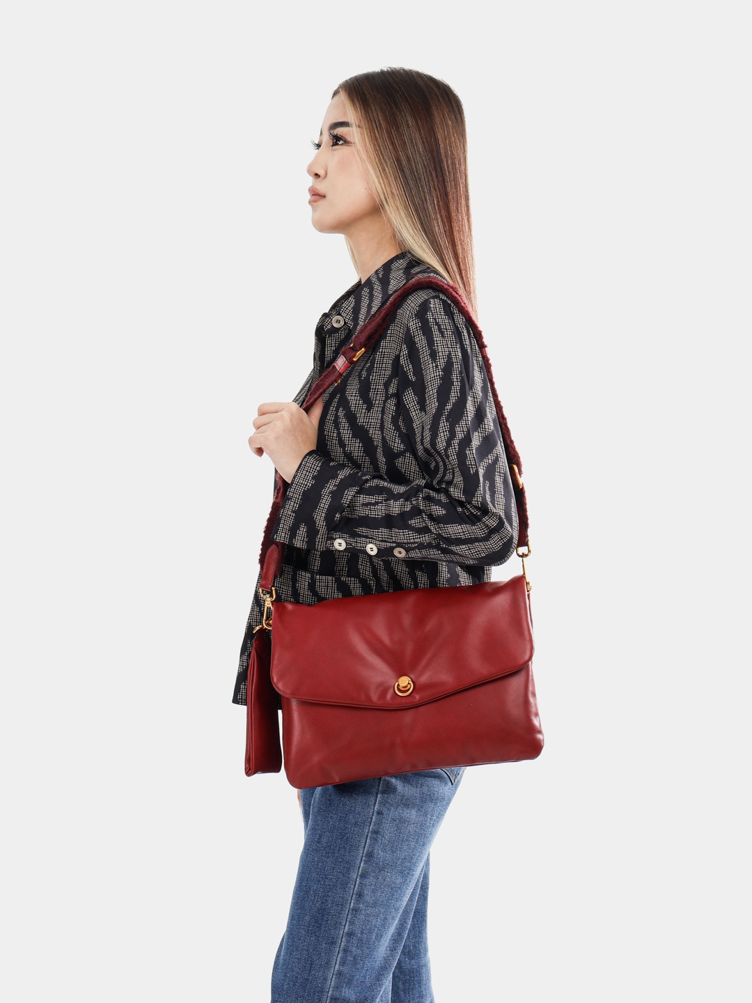 Сумка кросс-боди Gianni Chiarini BS 11211 FOUCLD-NA бордовый