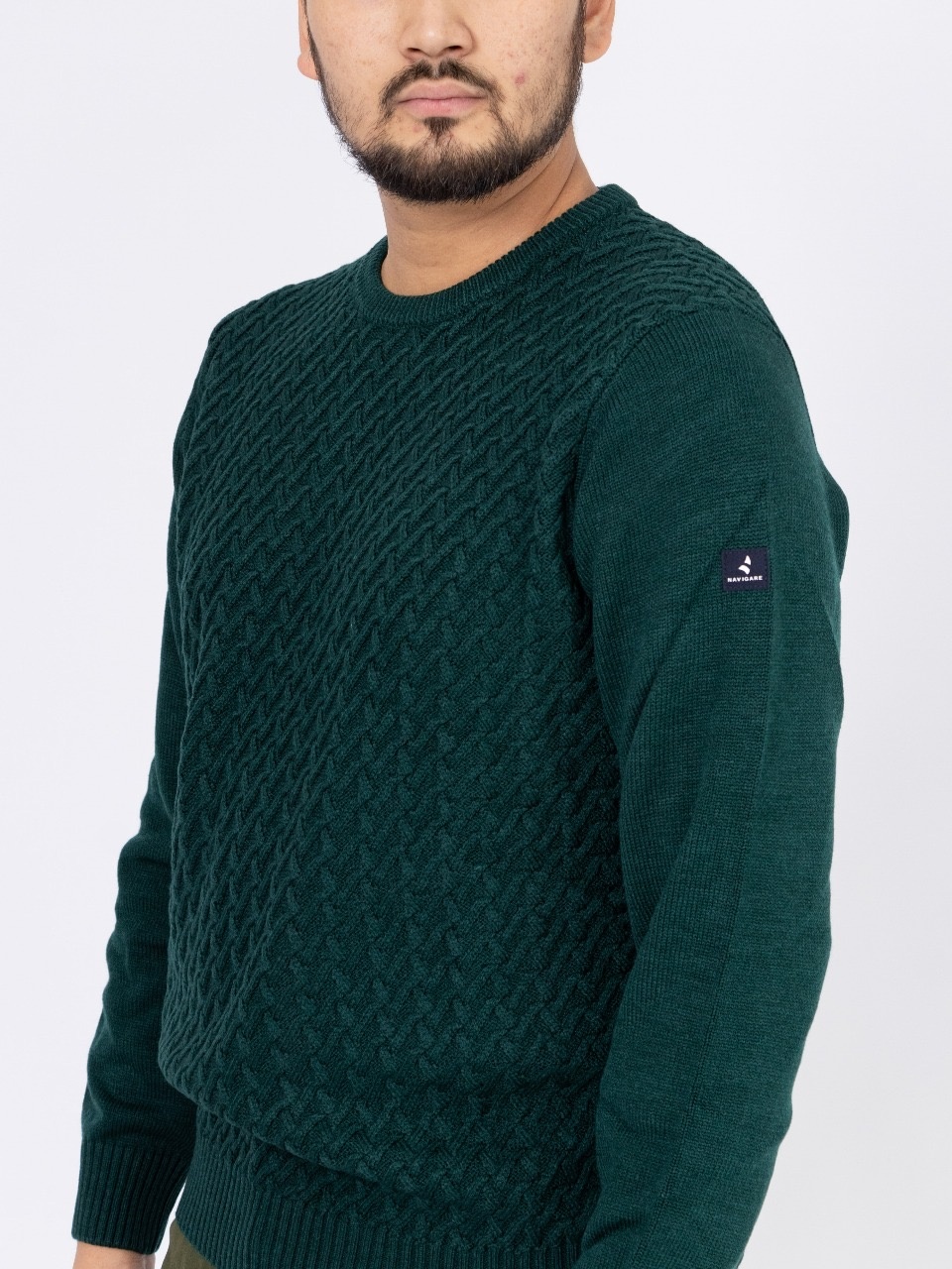 Свитер NAVIGARE NF1024 темно-зеленый