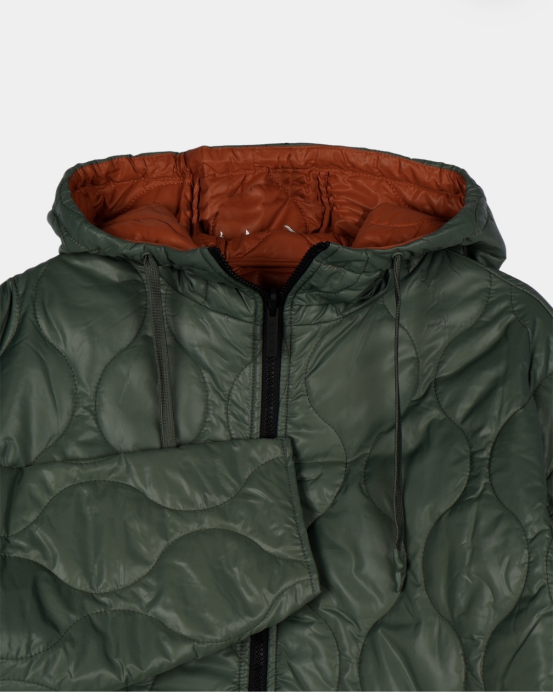 Пуховик BORN ASHLEY JACKET FW24CS60-CH хаки