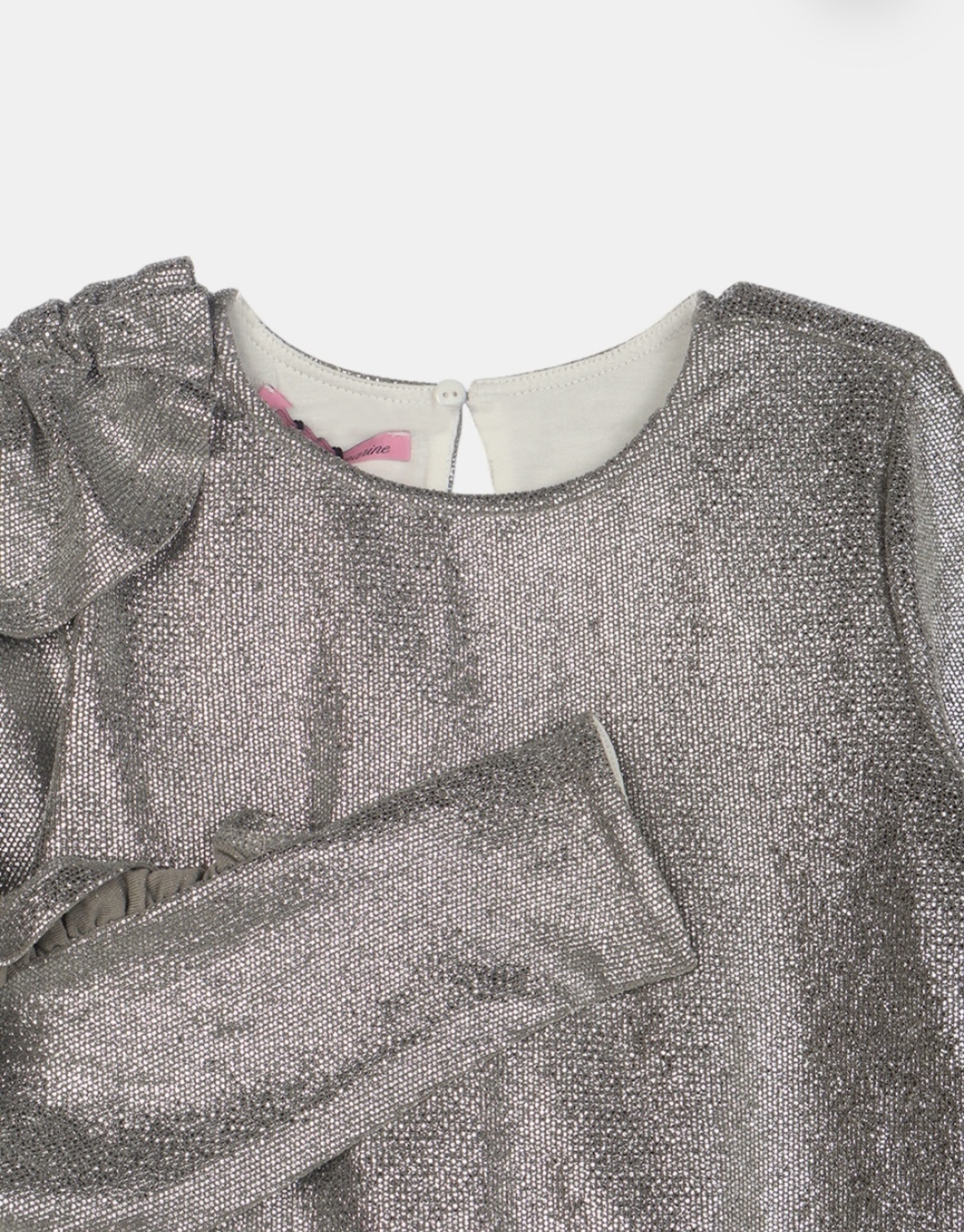 Лонгслив Miss Blumarine IF4070J4807 серебристый