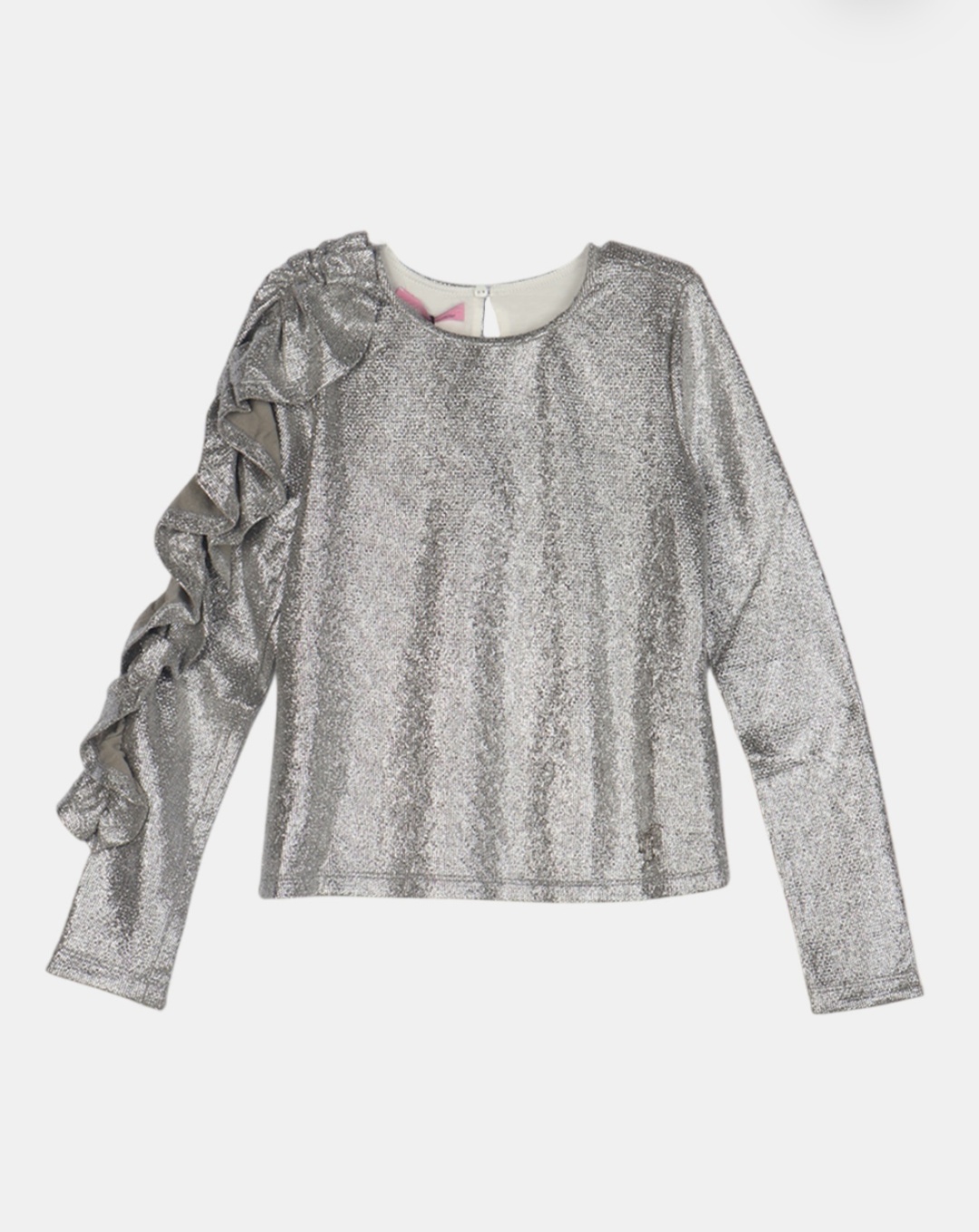 Лонгслив Miss Blumarine IF4070J4807 серебристый