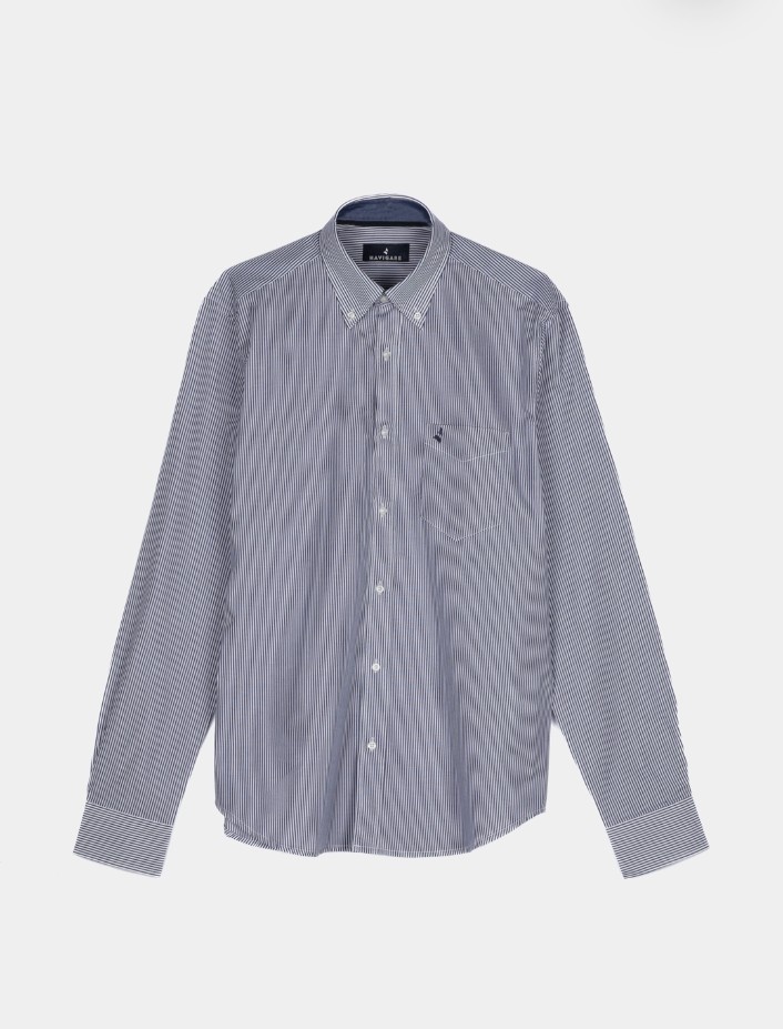 Рубашка прямая NAVIGARE NF3039 синий