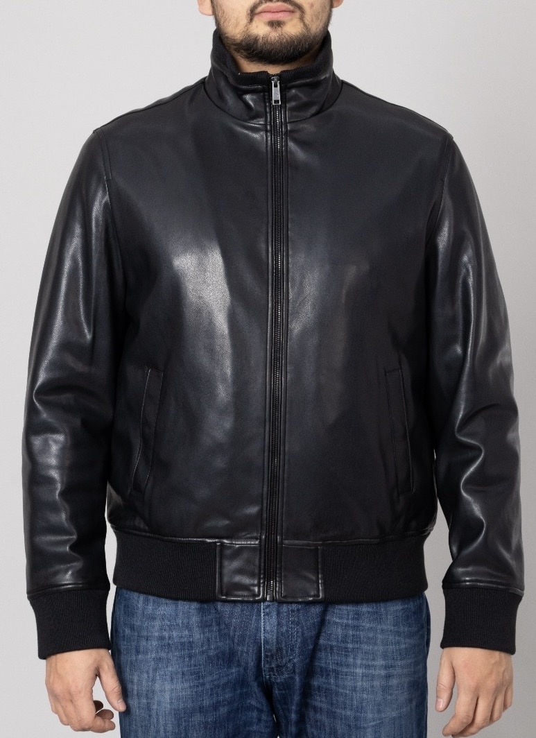 Кожаная куртка NAVIGARE NF0209 черный