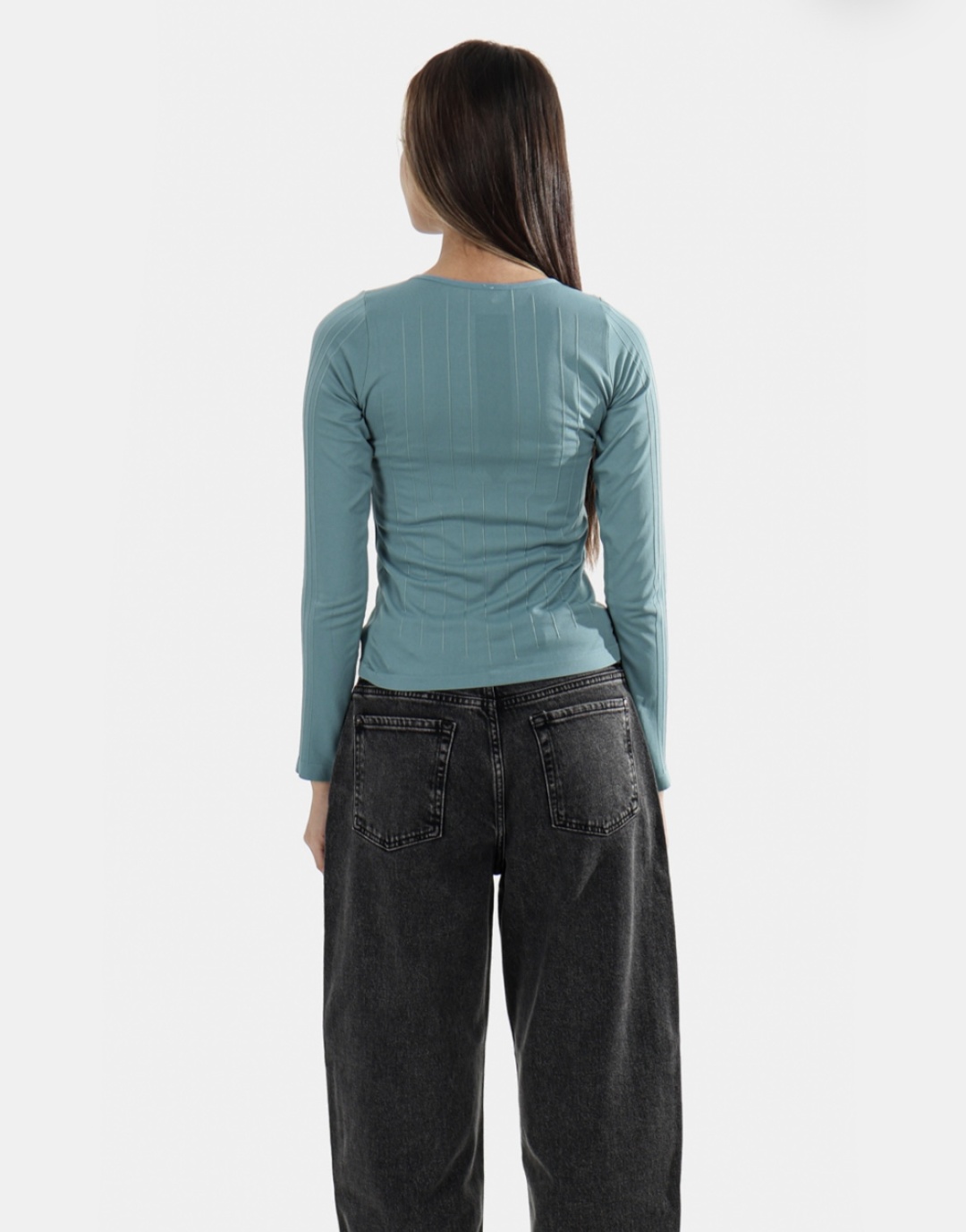 Лонгслив BORN HILMA T-SHIRT FW24SM22-C голубой