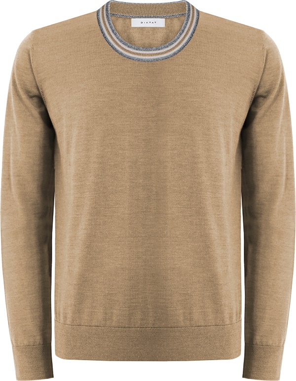 Свитер DIKTAT DK77072 коричневый