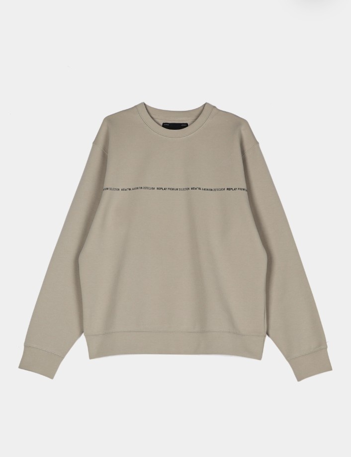 Свитшот Replay M6965 .000.23655 бежевый