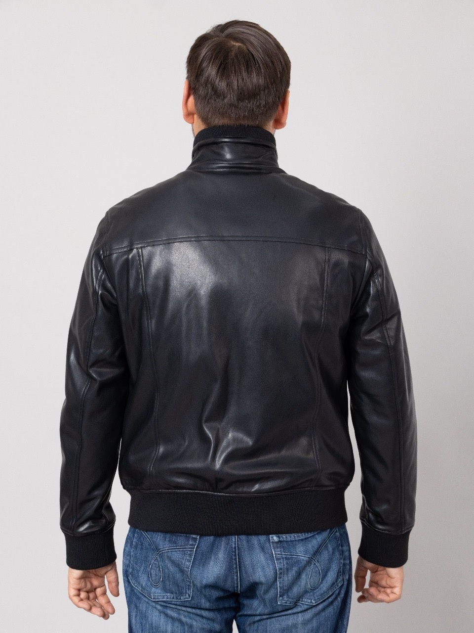 Кожаная куртка NAVIGARE NF0209 черный