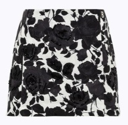 Прямая юбка BLUGiRL RF4093T3637 черный/белый