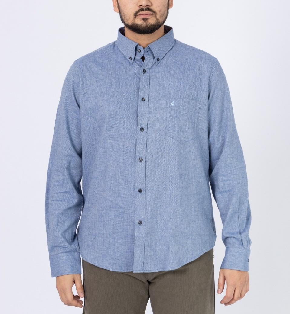  Рубашка прямая NAVIGARE NF3020 голубой