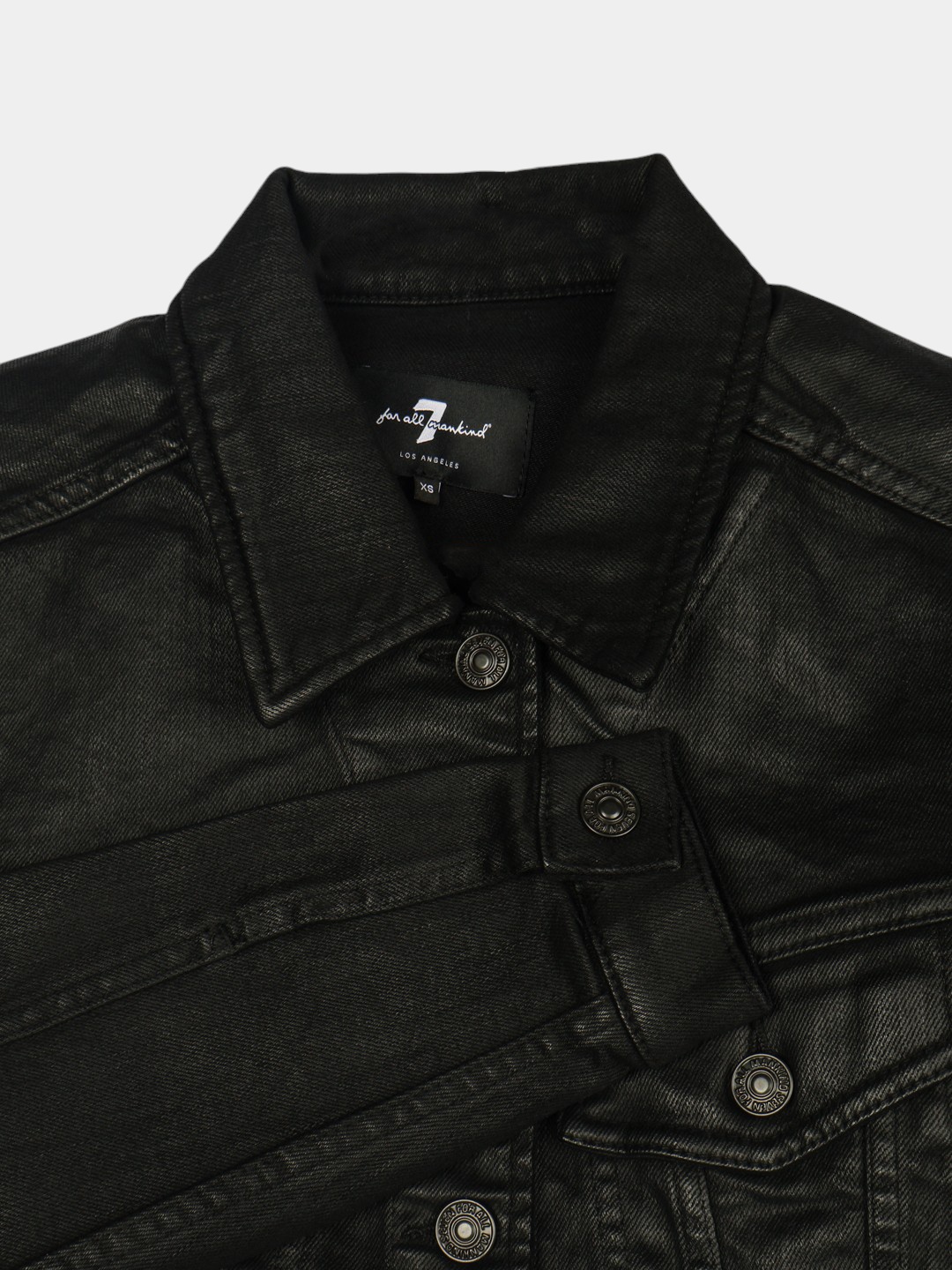 Джинсовая куртка 7 For All Mankind JSTJ5700JS черный