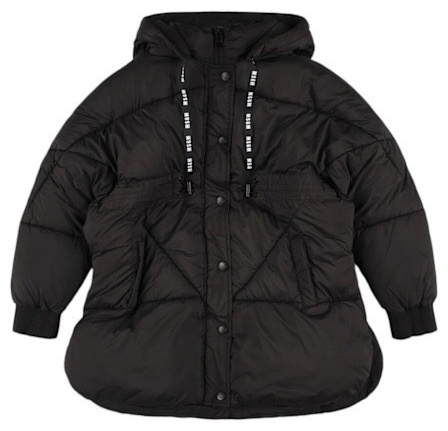 Зимняя куртка MSGM KID F4MSJGPF001 черный