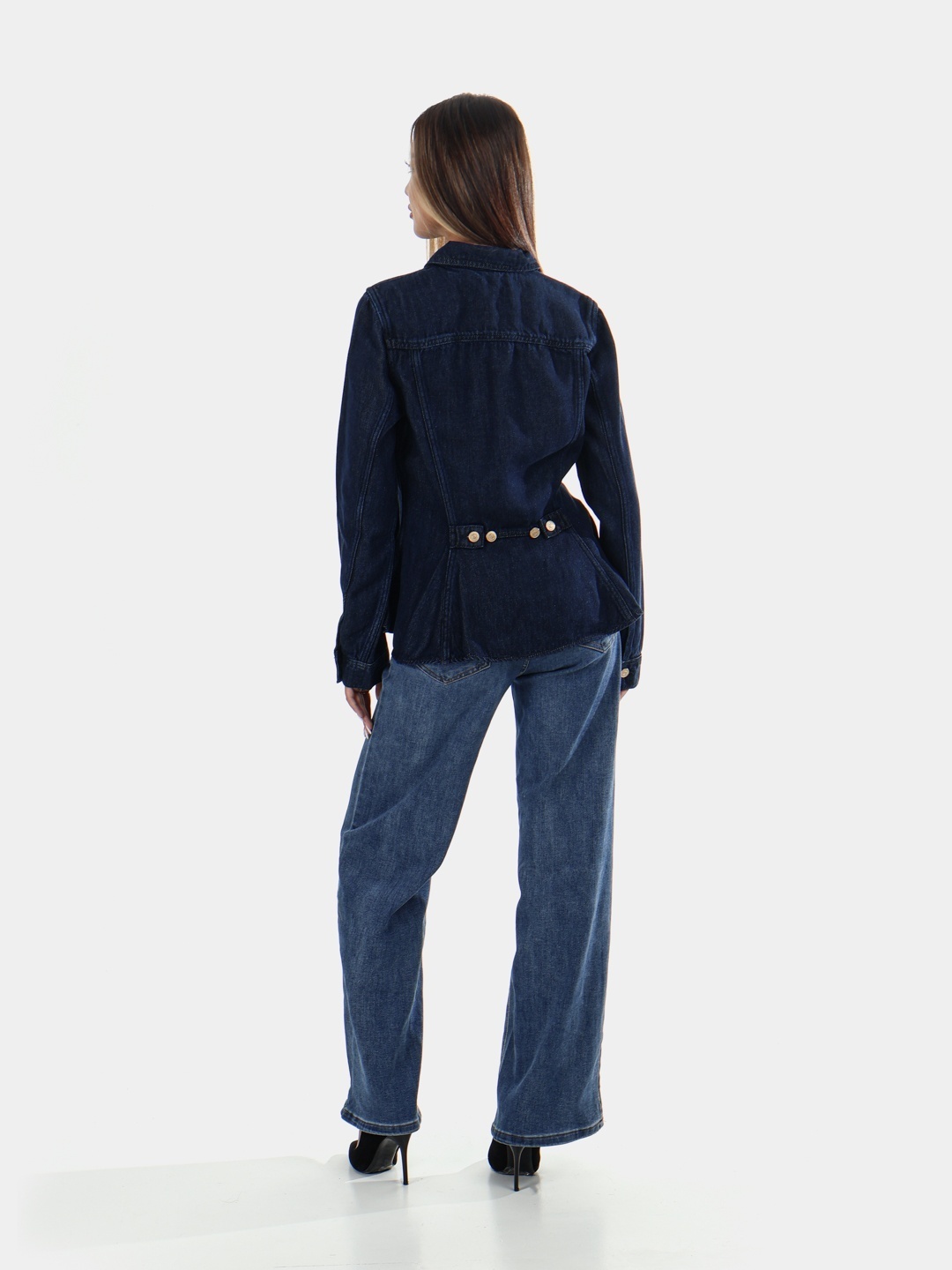 Джинсовая куртка 7 For All Mankind JSUSC860RM темно-синий