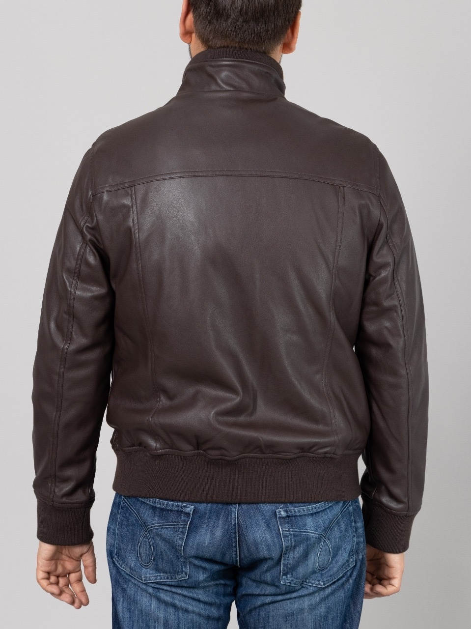 Кожаная куртка NAVIGARE NF0209 коричневый