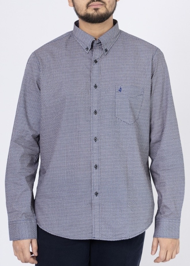  Рубашка прямая NAVIGARE NF3004 темно-синий