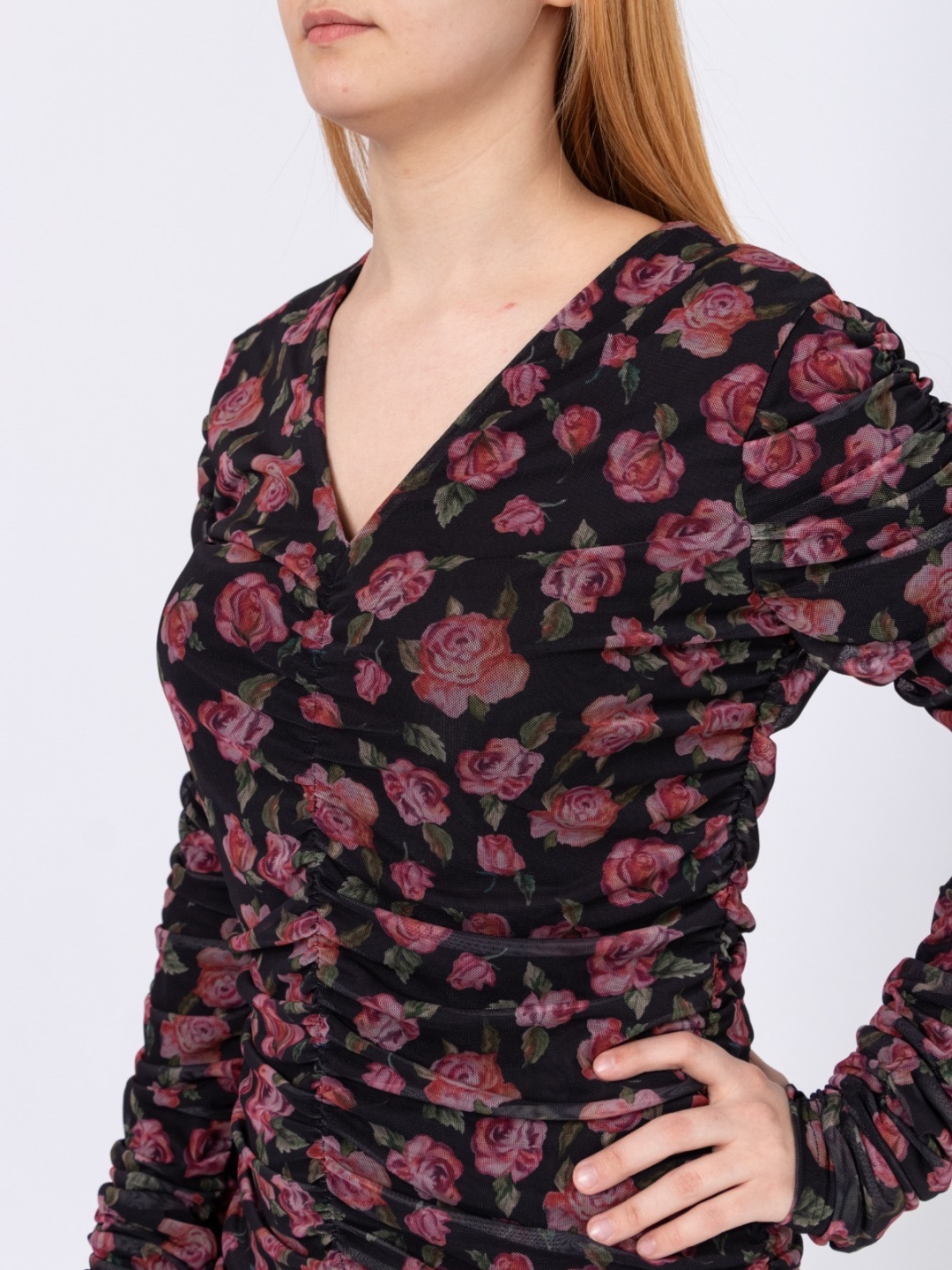 Платье-футляр Mar de Margaritas MMABW01079 черный/розовый